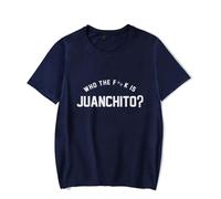 Merch Leiva Who The Fk is Juanchito T-shirt à manches courtes unisexe classique, bleu, S