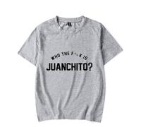 Merch Leiva Who The Fk is Juanchito T-shirt à manches courtes unisexe classique, gris, M