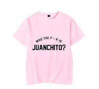 Merch Leiva Who The Fk is Juanchito T-shirt à manches courtes unisexe classique, rose, XS