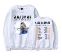 Merch Sarah Connor Arena Tour 2026 Mars à Août Vêtements Unisexe, blanc, M