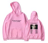 Merch Sweat à capuche Damiano David Funny Little Fears World Tour 2025 Col rond Unisexe, rose, L