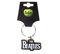 Merch-the Beatles - Drop T Logo Keyring (White)