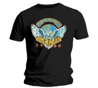 Merch Van Halen - T-Shirt Homme Noir Van Halen "Tour Of The Worlds" (Taille M)