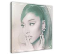 MERCHA Poster sur toile Ariana Grande Positions - Décoration murale pour salon, chambre à coucher - 30 x 30 cm