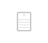 HERMA Merchandise tag - Blanc - 48 x 65 mm 1000 étiquette(s) étiquettes pour badges