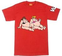 Merchandising-Viz - Fat Slags T-Shirt (Cardinal Red,l,Male
