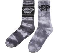 Merchcode Chaussettes Green Day Tie Die Socks 2-Pack Black/White EUR 36
