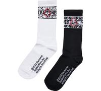 Merchcode Chaussettes Ramones Skull Socks 2-Pack Black/White EUR 40