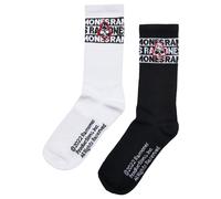 Merchcode Chaussettes rouge vif / noir / blanc, Taille 39-42