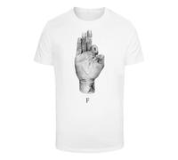 MERCHCODE Fa010-fms Sign Lights Tee T-Shirt, Blanc, 4XL Hommes