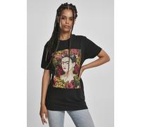 Merchcode Female Shirt Ladies Frida Kahlo Portrait Tee Black S