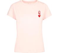 Merchcode Femmes Ladies Hugs & Love Queen of Hearts Box Tee MP5012552 XL