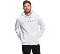 MERCHCODE Friends Logo EMB Hoody Sweat à Capuche Homme, White, L
