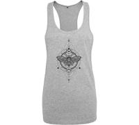 Merchcode Haut gris chiné / noir, Taille XS