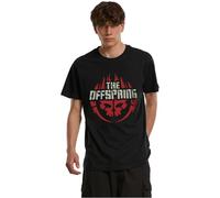 MERCHCODE Mc1026-offspring Skull Logo Tee T-Shirt, Noir, M Hommes