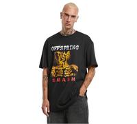 MERCHCODE Mc1028-offspring Smash Oversize Tee T-Shirt, Noir, XL Hommes
