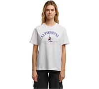 MERCHCODE Mc1264-minnie La Parisienne Tee T-Shirt, Blanc, S Femmes