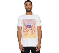 MERCHCODE Mc868-david Bowie Star Dust Tee T-Shirt, Blanc, XS Hommes