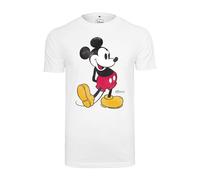 MERCHCODE T-Shirt Mickey Mouse pour Homme, Blanc., 3XL