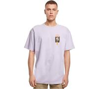 MERCHCODE Mp0006896-summer-Icecream Heavy Oversize Tee T-Shirt, Lilas, S Homme
