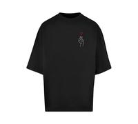 MERCHCODE Mp0007485-k Heart Huge Tee T-Shirt, Noir, XL Hommes