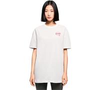 MERCHCODE Mp0008443-mrkebab Ladies Oversized Boyfriend Tee T-Shirt, Blanc, S Femmes