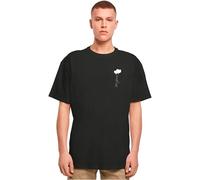 MERCHCODE Mp0008452-love in The Air Heavy Oversize Tee T-Shirt, Noir, L Hommes