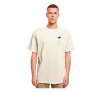 MERCHCODE Mp0008452-love in The Air Heavy Oversize Tee T-Shirt, Sable, L Hommes