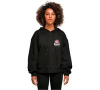 MERCHCODE Mp0008531-ladies Sunset Charm Oversized Hoody Sweat-Shirt à Capuche, Noir, L Femme