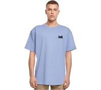 MERCHCODE Mp0008980-halloween-Cat Tee T-Shirt, Violablue, S Hommes