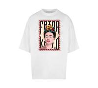 MERCHCODE Mp5000090-frida Kahlo-Frame One Huge Tee T-Shirt, Blanc, M Hommes