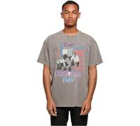 Merchcode Mp5001687-backstreet Boys-Inbyh Acid Washed Oversize Tee T-Shirt, Gris, S Hommes