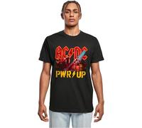 MERCHCODE Mp5011702-acdc-Pwrup Stage Lights Shirt, Noir, 4XL Hommes