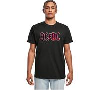 MERCHCODE Mp5011726-acdc-Distressed Logo Shirt, Noir, 3XL Hommes