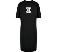 Merchcode Robe 'Break The Rules 2' noir / blanc, Taille 46