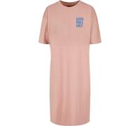 Merchcode Robe 'Good Vibes Only' azur / rose ancienne, Taille 36