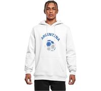 MERCHCODE Sweat à Capuche pour Homme, 65% Coton, 35% Polyester, Blanc, S