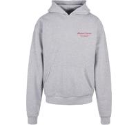 Merchcode Sweat-shirt 'Al Dente Per Favore' gris / rouge feu, Taille S
