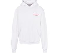 Merchcode Sweat-shirt 'Al Dente Per Favore' rouge feu / blanc, Taille 5XL