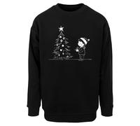 Merchcode Sweat-shirt 'Christmas Cute Kid' noir / blanc, Taille S