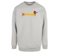 Merchcode Sweat-shirt 'Christmas Dog' marron / jaune / gris, Taille XXL
