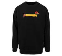 Merchcode Sweat-shirt 'Christmas Dog' mélange de couleurs / noir, Taille M
