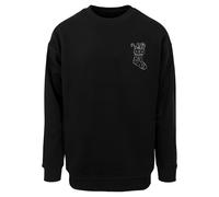 Merchcode Sweat-shirt 'Christmas Socks' noir / blanc, Taille M