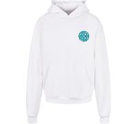 Merchcode Sweat-shirt 'Dance Under Stars' indigo / pétrole / orange foncé / blanc, Taille S