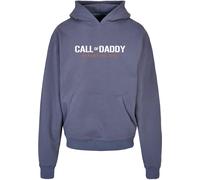 Merchcode Sweat-shirt 'Fathers Day - Call of Daddy' saphir / orange / blanc, Taille XXL