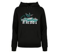 Merchcode Sweat-shirt 'Freedom At All Costs' gris / vert / noir / blanc, Taille XS