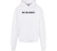 Merchcode Sweat-shirt 'Halloween - Are You Scared' noir / blanc, Taille M