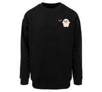 Sweatshirt col rond Merchcode Halloween - Boo Ghost Noir M