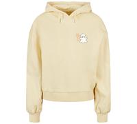 Merchcode Sweat-shirt 'Halloween - Boo To You' jaune / orange / blanc, Taille L