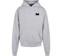 Sweatshirt Ã capuche Merchcode Halloween - Cat Gris M
